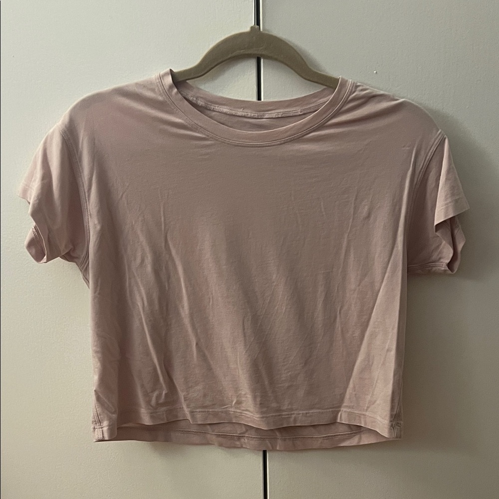 lululemon athletica Blush Pink Crop Top